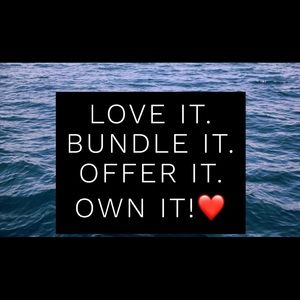 Pick your favorites, bundle or make an offer ❤️